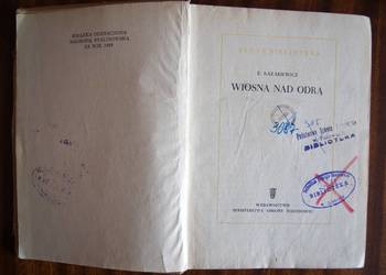 Emmanuił Kazakiewicz - Wiosna nad Odrą - 1954