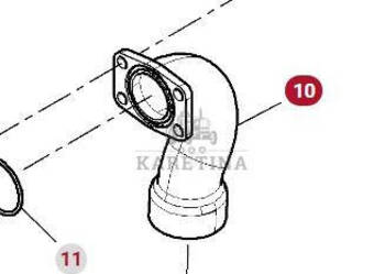 Fendt 930 933 936 942 GEN 7 Kołnierz Zasysania CZĘŚCI H218PP3005030