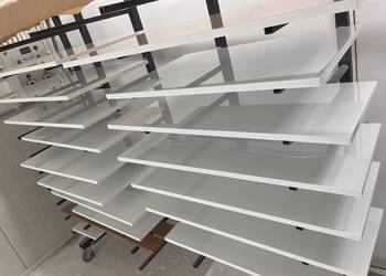 Wycinanie i lakierowanie frontów mdf