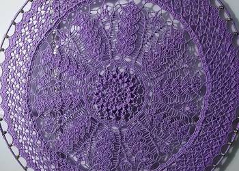 Mandala fi 90 cm lawendowa.