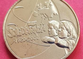 2 zł 2000 r. 20-lecie NSZZ "Solidarność"