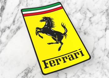 Naklejka FERRARI 4 x 2,3 cm f1 scuderia italia