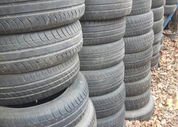 używane opony na kiszonke / kopiec