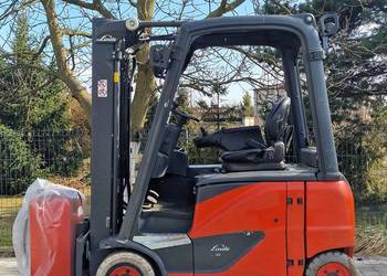 Wózek widłowy Linde E18 PH Evo 2019r wolny skok 3.2m, przesuw boczny