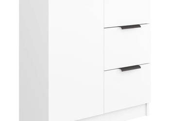 Szafka biała 60x30x70 cm materiał drewnopochodny WM-811079