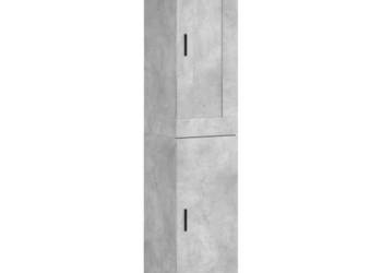 Wysoka szafka szarość betonu 345x34x180 cm WM-3200149