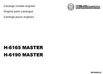 Ciągnik Hurlinmann H 6165 H 6190 katalog części