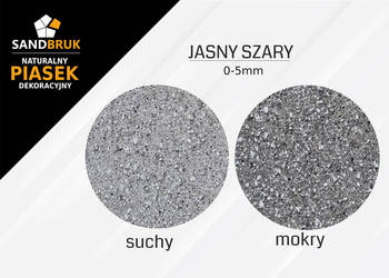 Suchy Piasek Granitowy Fuga Do Kostki Zasypka JasnySzary 0-5