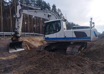 Wynajem usługa z operatorem lub bez operatora koparka gąsienicowa kołowa 8