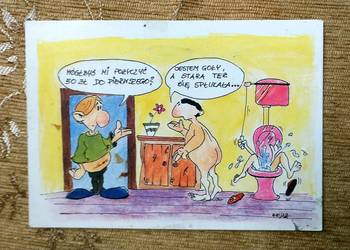 HUMOR - JESTEM GOŁY A STARA TEŻ SIĘ SPŁUKAŁA
