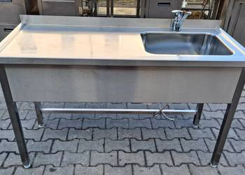 ZLEW GASTRONOMICZNY 1 KOMOROWY - GORT - 140/60/85 CM - M.1462.N