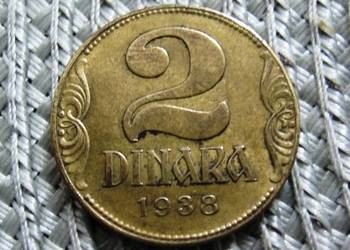 Jugosławia 2 Dinary 1938r