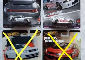 Hot Wheels Premium Porsche Nissan Skyline GT-R + inne HW