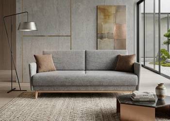 Rozkładana Kanapa Z Funkcją Spania Braga Szara, Dostawa 0zł!