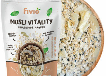 fivio Musli VITALITY chia, kokos, ananas 400g