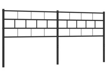 Metalowe wezgłowie czarne 193 cm WM-355696