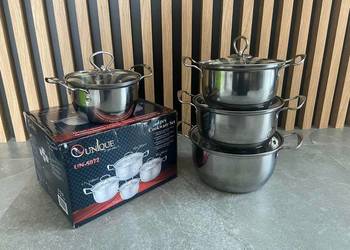 W ofercie fabrycznie nowy produkt, ZESTAW 8 EL. GARNKÓW DO KUCHNI