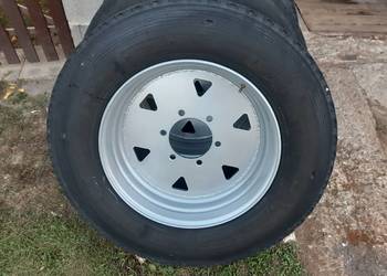 4 felgi / koła bezdętkowe 22,5" d46 d47 piaskowane i malowane proszkowo