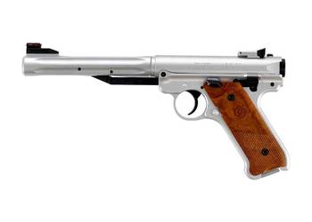Pistolet wiatrówka Ruger Mark IV 4,5 mm srebrny
