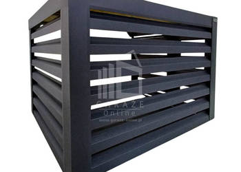 Osłona klimatyzatora – pompy ciepła 110x60x80cm cm antracyt ID1147