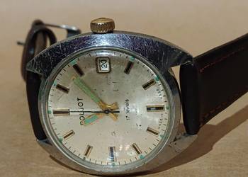 Zegarek Męski Poljot 17 JEWELS 2614.2H srebrna tarcza