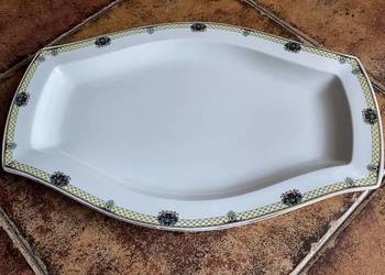 Ćmielów przedwojenny półmisek, patera proj. Wendorf wzór  Lwów Art Deco
