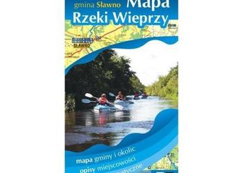 Rzeka Wieprza Gmina Sławno Mapa turystyczna
