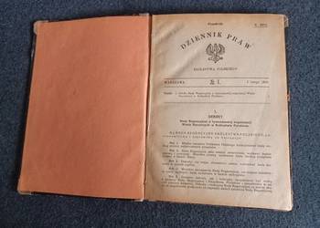 Dziennik Praw Państwa Polskiego 1918 – Komplet Nr 1–23 – Piłsudski