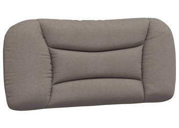 Poduszka na wezgłowie kolor taupe 90 cm tkanina WM-374541
