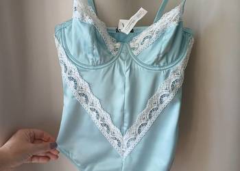 Błękitne body 70B Tezenis Nowe