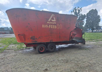 Wóz paszowy AGRAM BIG-FEED, brak 1 ślimaka i 1 przekładni OKAZJA