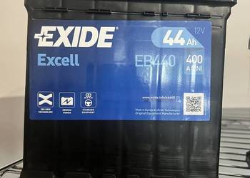 Akumulator 44Ah 400A Exide Excell  kostka prawy plus