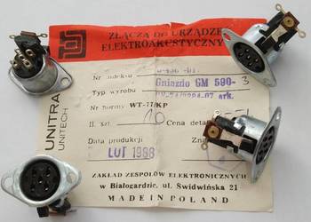 Gniazdo GM590-3 Unitra UNITECH