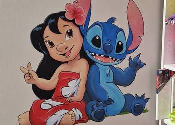 Malowanie na ścianach, mural w pokoju dziecięcym