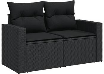 vidaXL 9-cz. zestaw wypoczynkowy do ogrodu, z poduszkami(SKU:3219385)