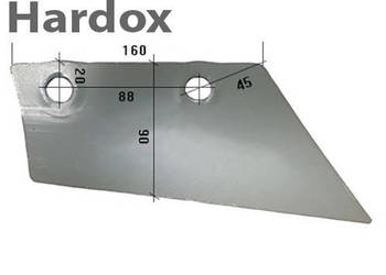Lemiesz przedpłużka HARDOX 5116/P części do pługa BUGNOT