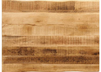 Blat stołu z naturalną krawędzią 80x60x25 cm drewno mango WM-370668