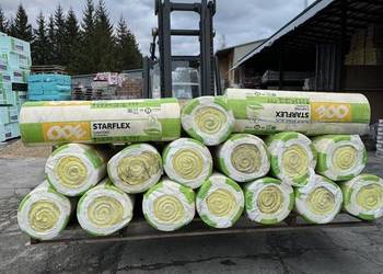 Wełna szklana żółta Starflex grubość 15 cm lambda 0,032 ODE premium