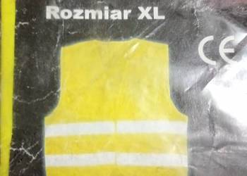 kamizelka odblaskowa ostrzegawcza XL żółta nowa CarCommerce