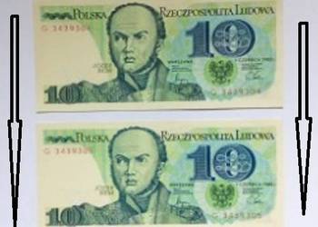 Banknoty - 10 zł/ Józef Bem/ PRL/ banknot/ 1982 /