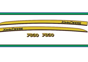 Naklejki na maskę Traktor Ciagnik John Deere 7930 Nalepki naklejki