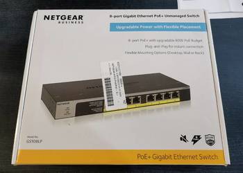 Przełącznik sieciowy RJ45, 8 portów z funkcją PoE