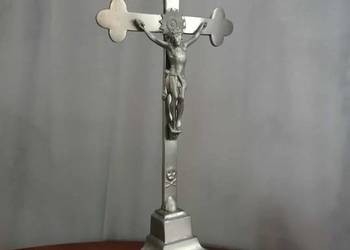 Ogromny Krzyż Krucyfiks Antyk