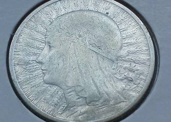 POLSKA-2 ZŁ-1933 r-SREBRO (750) GŁOWA KOBIETY
