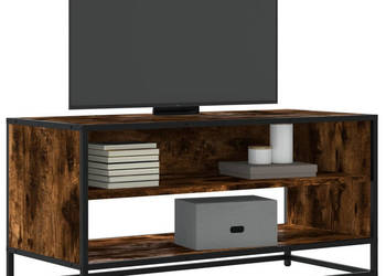 Szafka pod telewizor przydymiony dąb 91x40x46 cm WM-848886