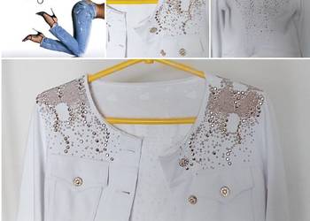 Żakiet ramoneska MET in Jeans rozmiar 36-S