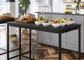 Ikea Tommaryd stolik barek biurko techniczne stół barowy bar czarne