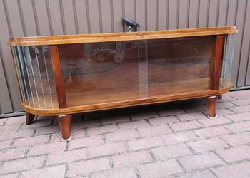 Komoda ART-DECO Niska RTV Orzech 150 Stara Po Renowacji.