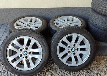 Komplet Kół od BMW E90 Rozmiar 205/55 16" Alufelgi + opony zimowe Fulda