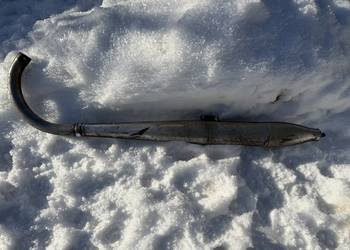 Wydech tłumik kolanko Jawa cz 175 typ 450 kompletny wydech